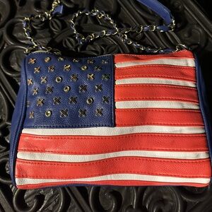 Betsy Johnson American Flag Purse/Bag
